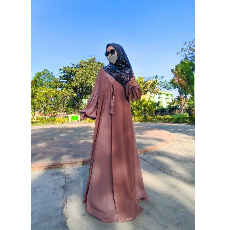 ABAYA ROMPI ALADIN WARNA | Abaya Hitam | Abaya Arab | Abaya Turkey | gamis terbaru [ BISA COD ]