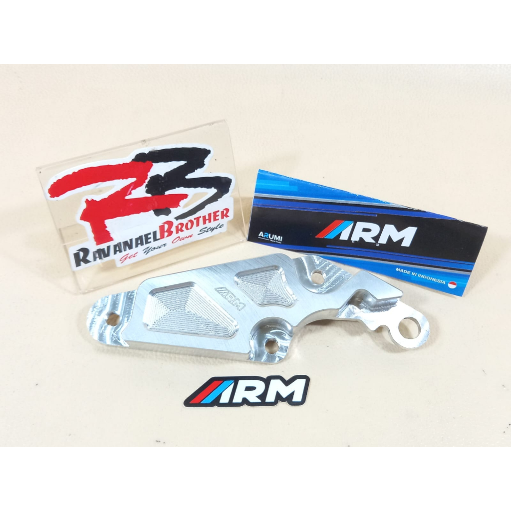 Braket Breket Bracket Adaptor ARM Kaliper RCB S1 2 Piston 2P Cakram 260 mm Beat Scoopy Vario 125 150