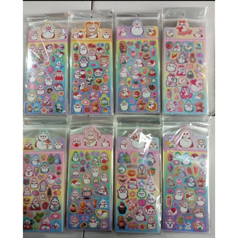 

Stiker mixue , stiker barbie lembaran1lembar Ready