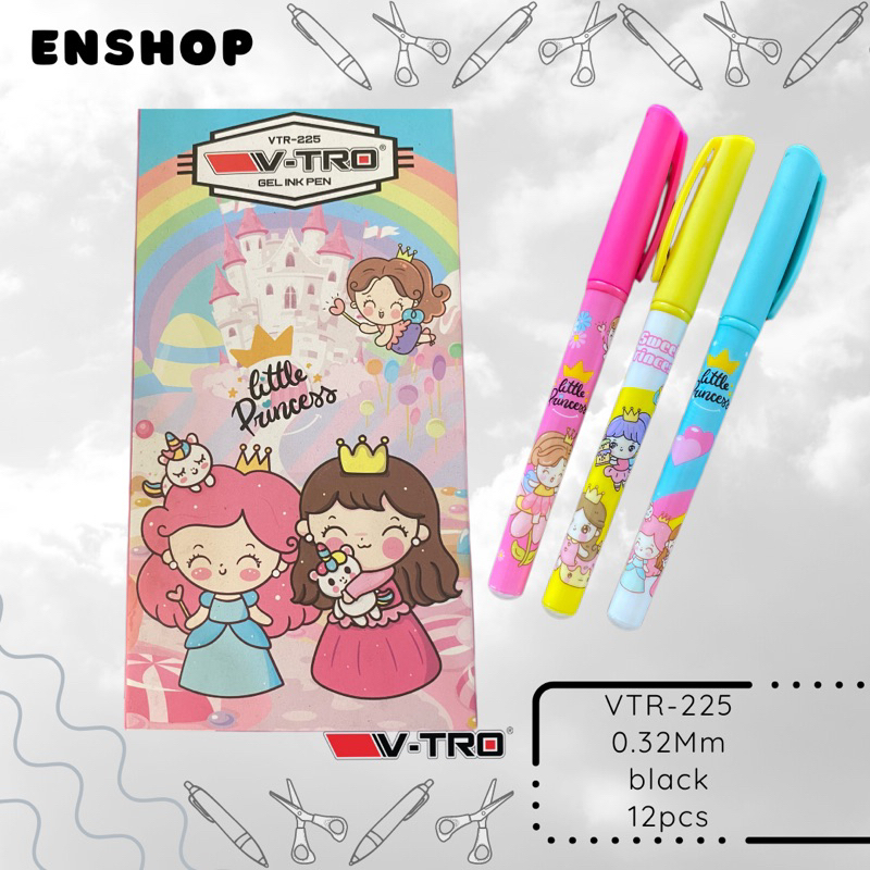 

Bolpen Ink Gel VTRO Karakter (PRINCESS_ANIMAL_FROZEN_UNICORN_GIRLS_HELLOKITTY_MYMELODY_BARBIE)