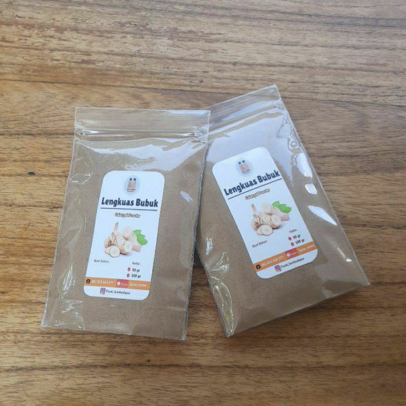 

SPICE CENTER - Lengkuas Bubuk Premium - Laos Halus - Galangal Powder - Lengkuas Bubuk non-MSG 50 gr Termurah