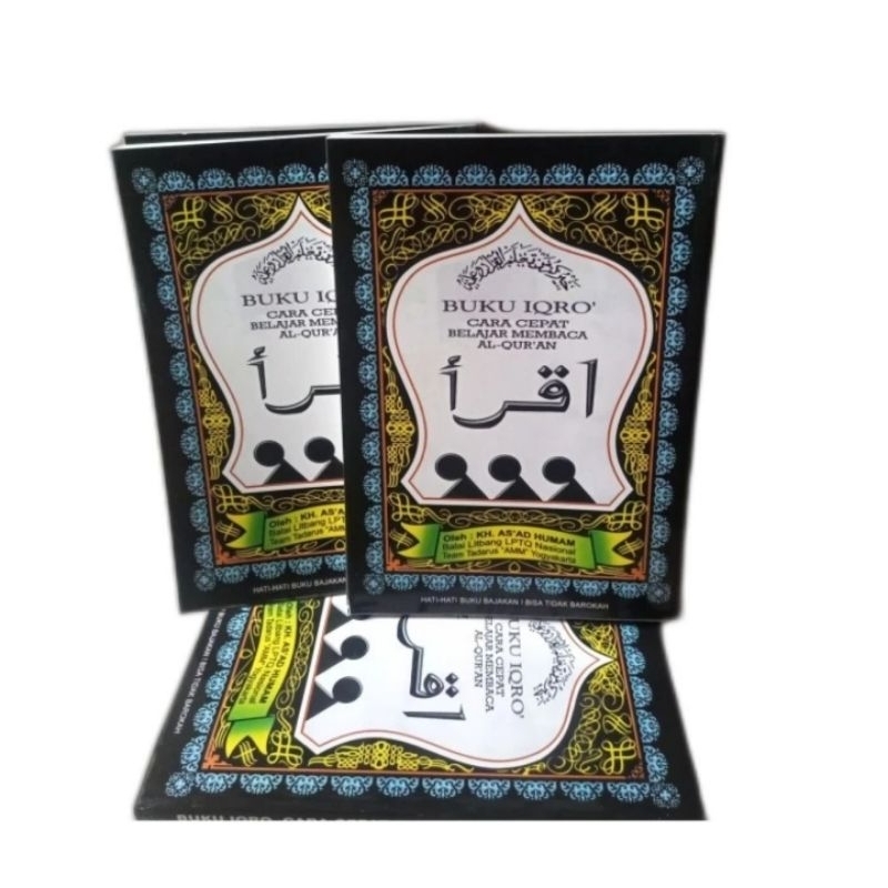 Buku Iqra Iqro Set Lengkap Besar