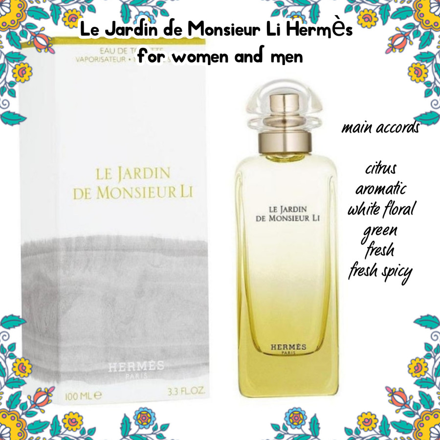 Parfum HERMES LE JARDIN DE MONSIEUR LI EDT 100ML ORIGINAL