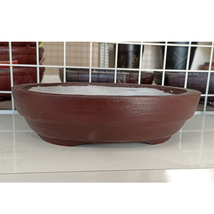 Pot Semen cor Kain Kasa Oval Diameter 24,5 cm