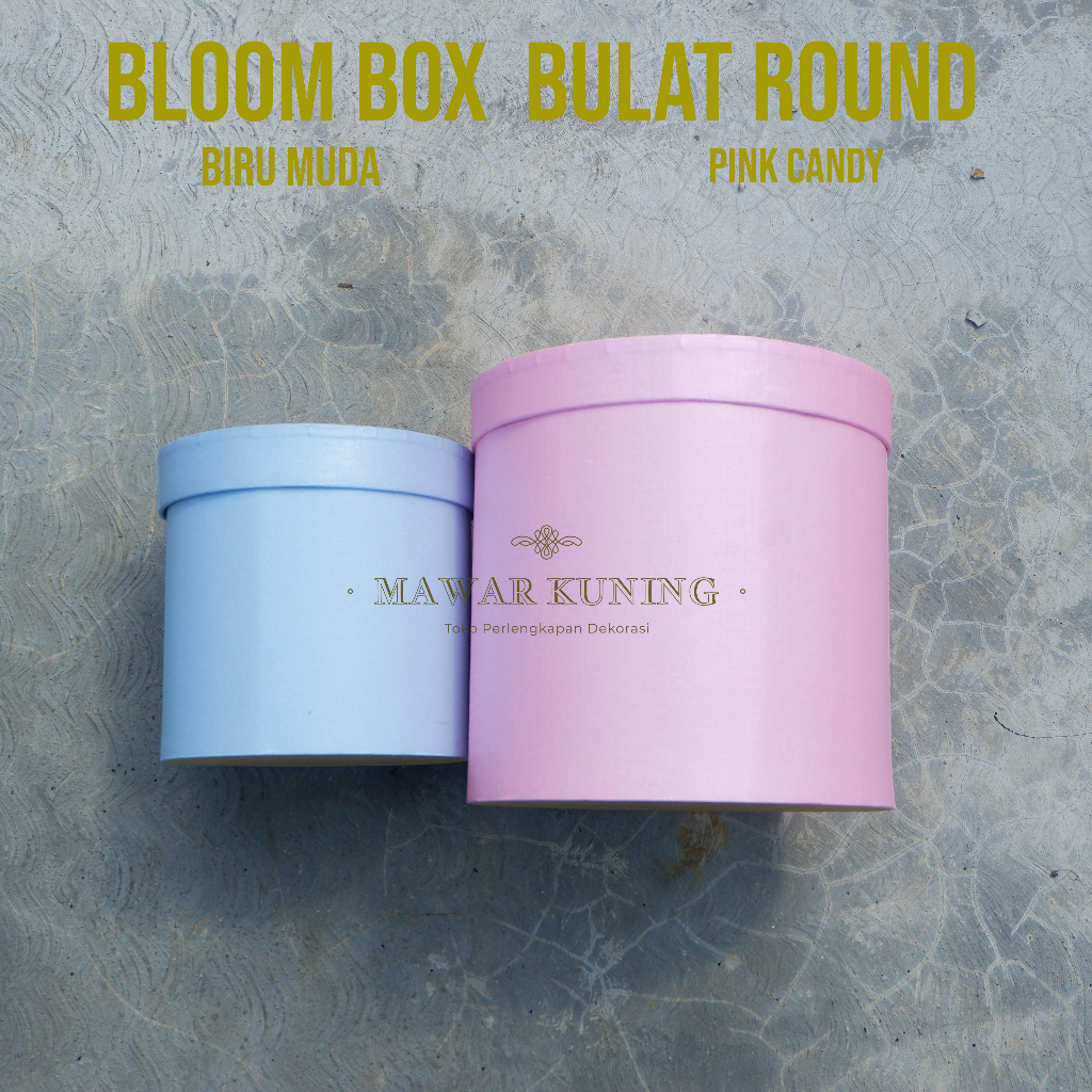 

Bloom Box Bulat Round / Bloom Box Kado / Bloom Box / Kotak Bunga