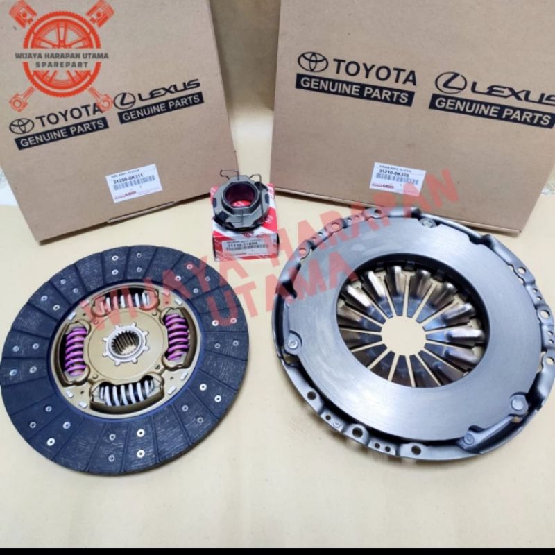 Kampas Kopling Set Matahari Dekrup Fullset mobil Hilux 3.0cc