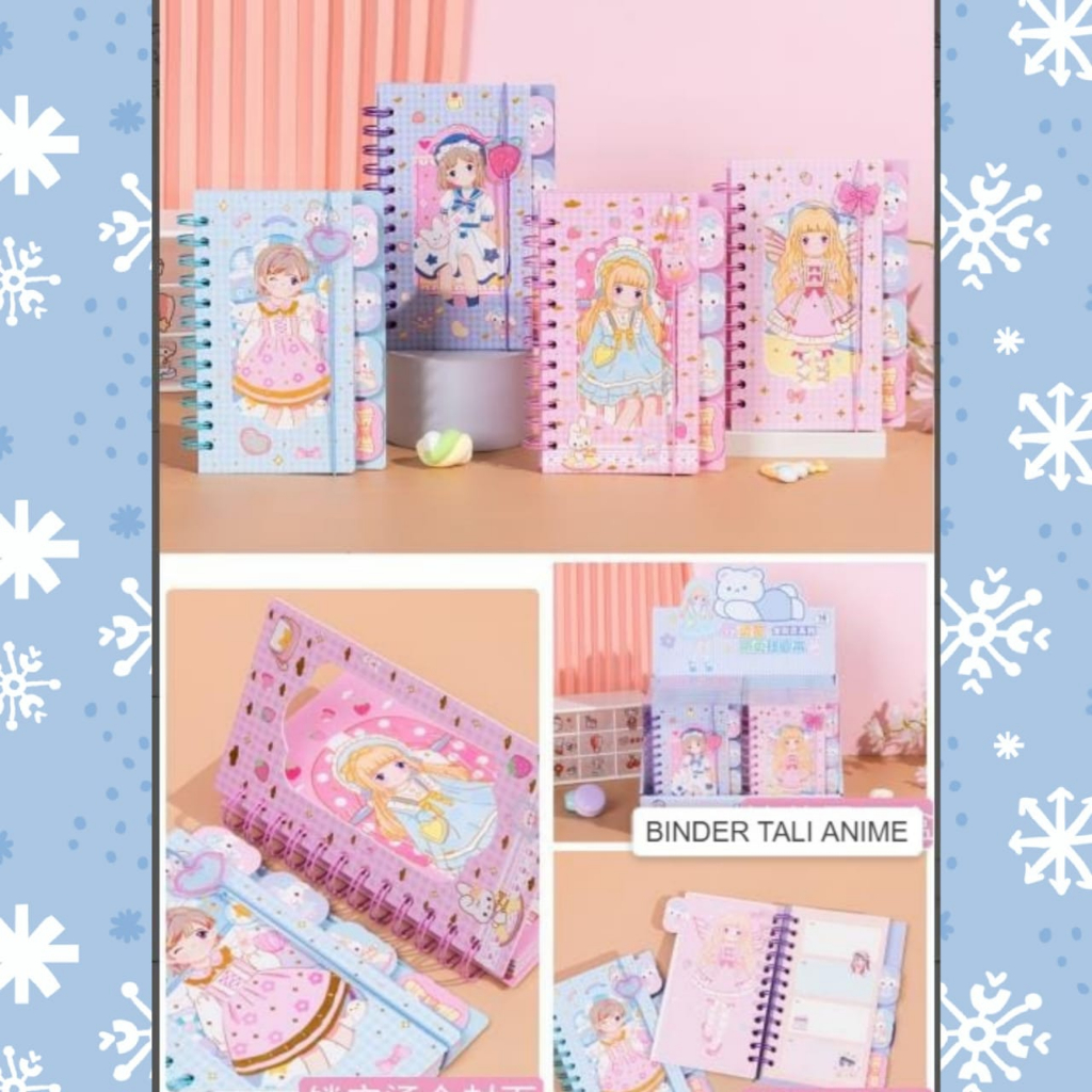 

GEMILANGWALLPAPER - BINDER TALI ANIME | BINDERBOOK | WEEKLY PLANNER | BUKU PLANNER | BUKU AGENDA | ANIME | BUKU DIARY | BUKU HARIAN | AGENDA | SCRAPBOOK | BUKU CATATAN