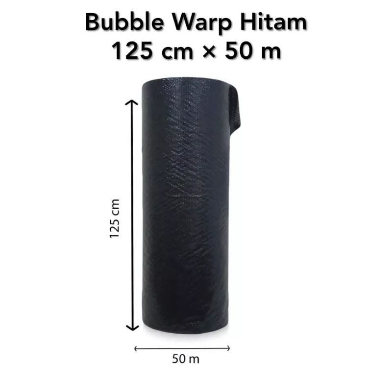 

LS Bubble Wrap 50 meter Hitam / Premium Tebal