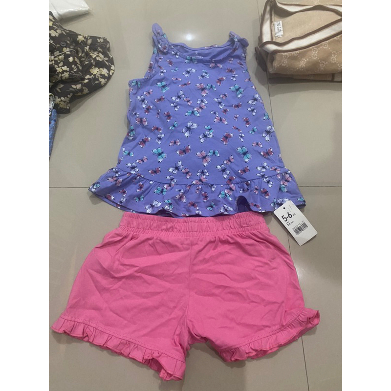 Mothercare playset baju dan celana 5-6y NWT