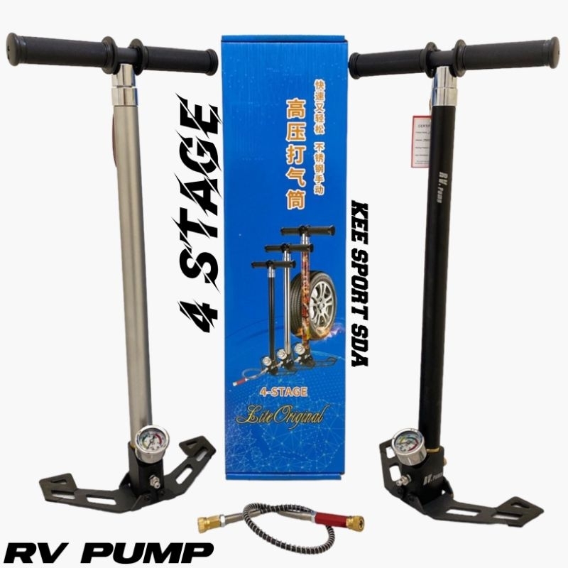 Pompa PCP 6000psi 4 stage - kaki lipat - merk rv pump