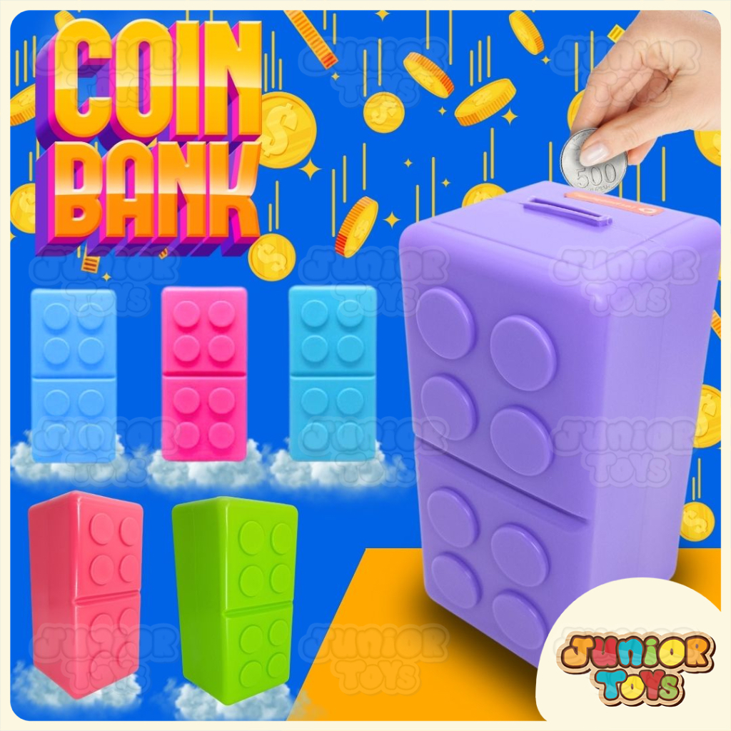 Celengan Anak Unik Coin Bank Block