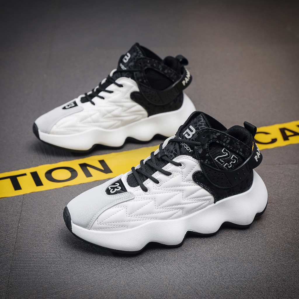 PANARYBODY Sepatu Pria PANARYBODY Hits Modis Kekinian Sneakers Cowok Berwarna Putih High Quality QN3