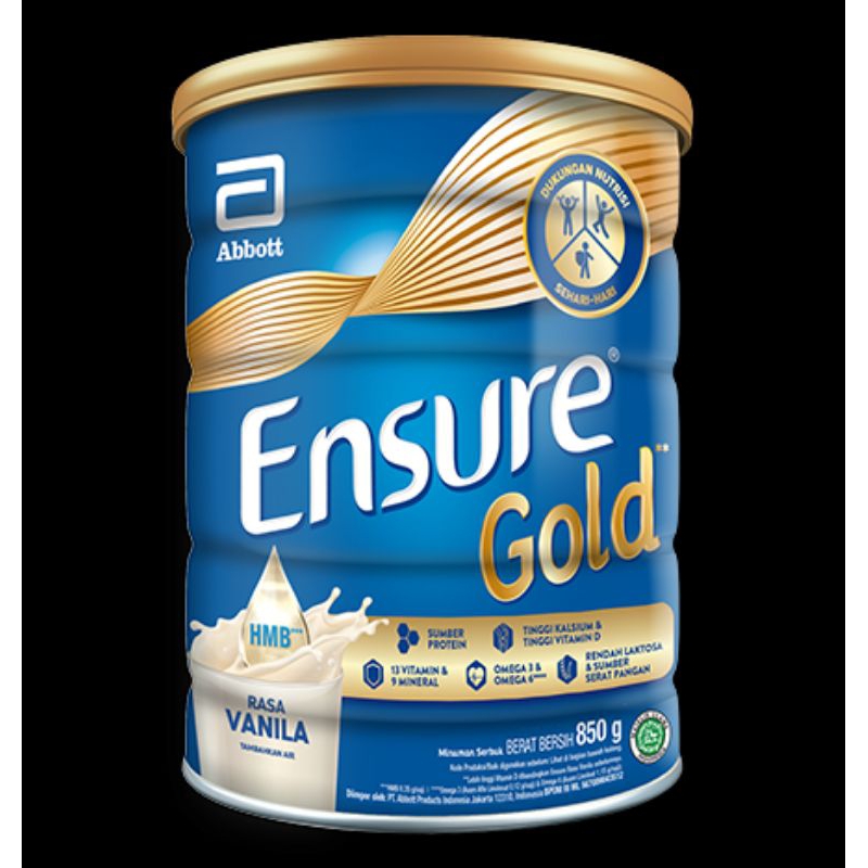 

Ensure Gold Vanila 800gr Kaleng Dewasa - Lansia (BARU)