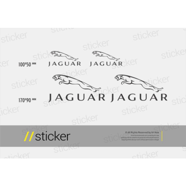 STICKER CUTTING KACA MOBIL STIKER WINSHIELD KEREN LOGO  Jaguar  FREE CUSTOM DESAIN