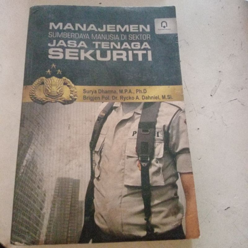 Buku Manajemen Sumberdaya Manusia sektor Jasa Tenaga Sekuriti