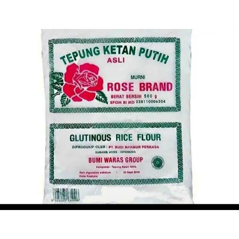 

Tepung ketan rose brand 500g