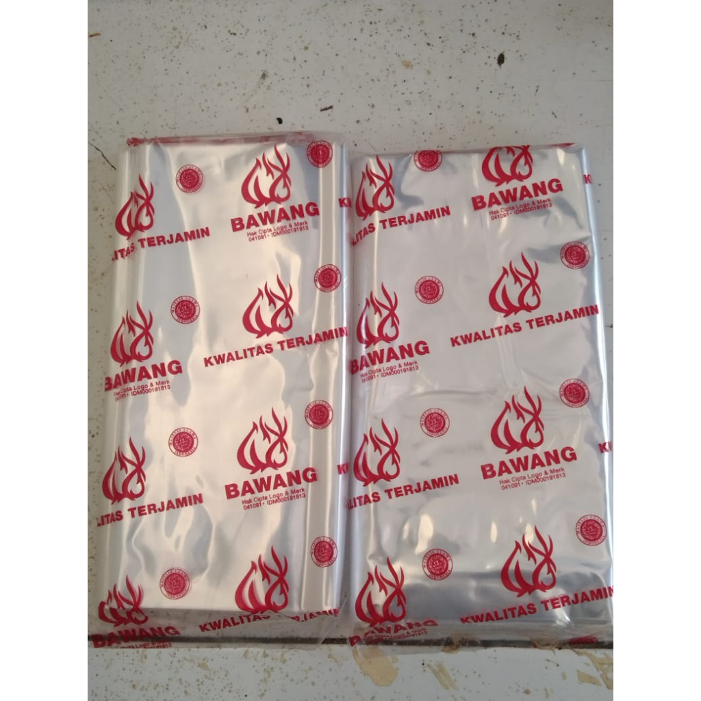 Plastik PP Bawang 20x40 / Plastik Polos / Plastik Bawang