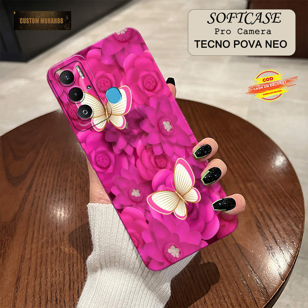 Case Tecno Pova Neo Terbaru - Fashion Case KUPU - Casing Hp Tecno Pova Neo - Softcase Pro Camera Tec