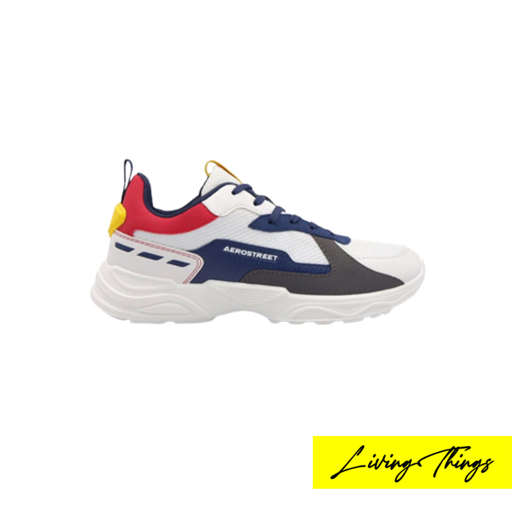 Aerostreet Riku Merah Biru - Sepatu Sneakers Casual Sport Pria Wanita Aero