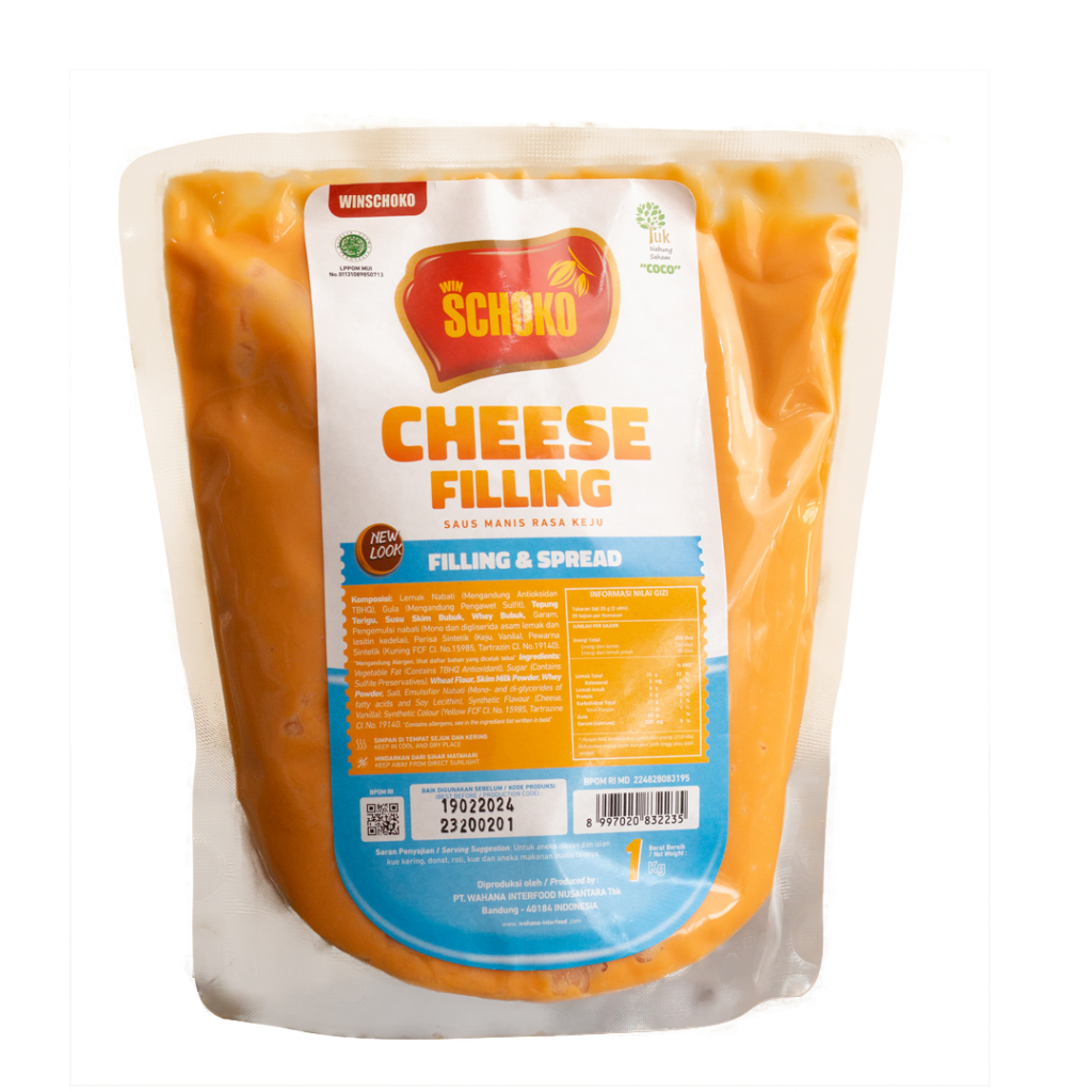 

SCHOKO Cheese Filling & Spread - 1 Kg / Selai dan Olesan