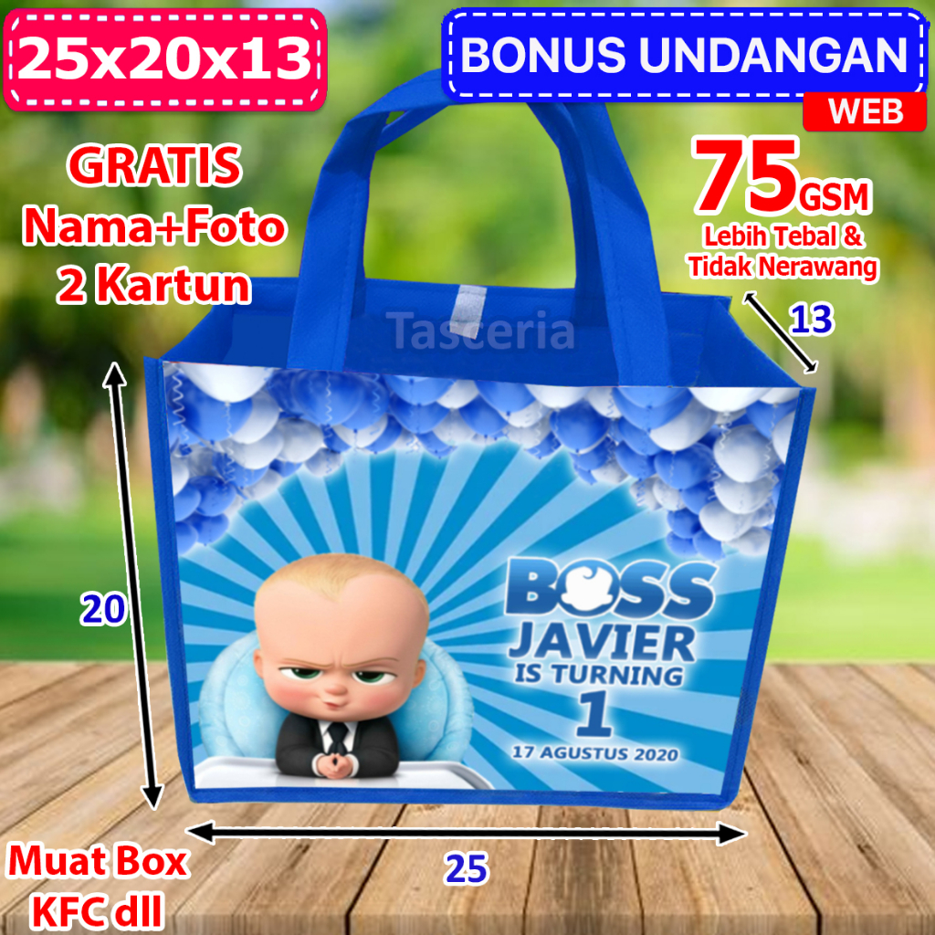 

Tas ultah anak murah baby boss / Tas Ulang Tahun Anak _ murah baby boss