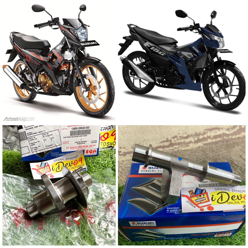 Balancer Crank Satria Fu 150 Karbu GSX R S Satria Fu Fi Raider Fi Original SGP
