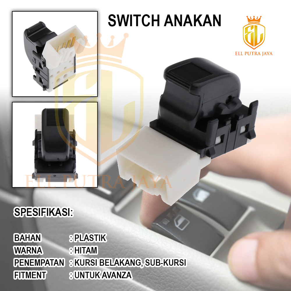 switch anakan power window tombol power window avanza