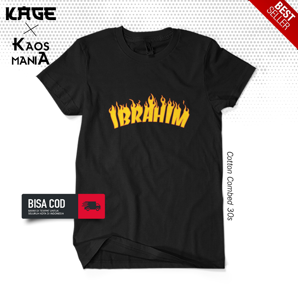 Baju Pria IBRAHIM - Kaos Kisah Nabi KAOS KAGE