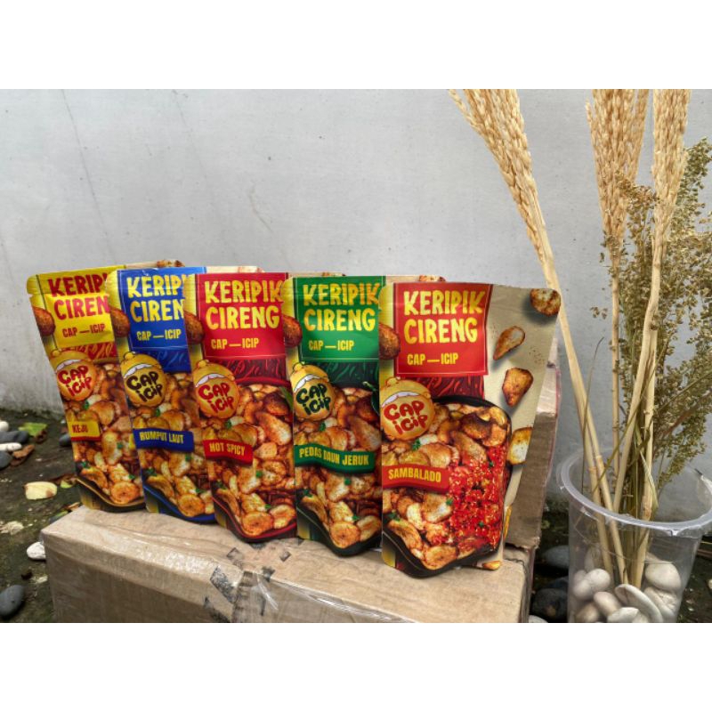 

keripik cireng cap icip