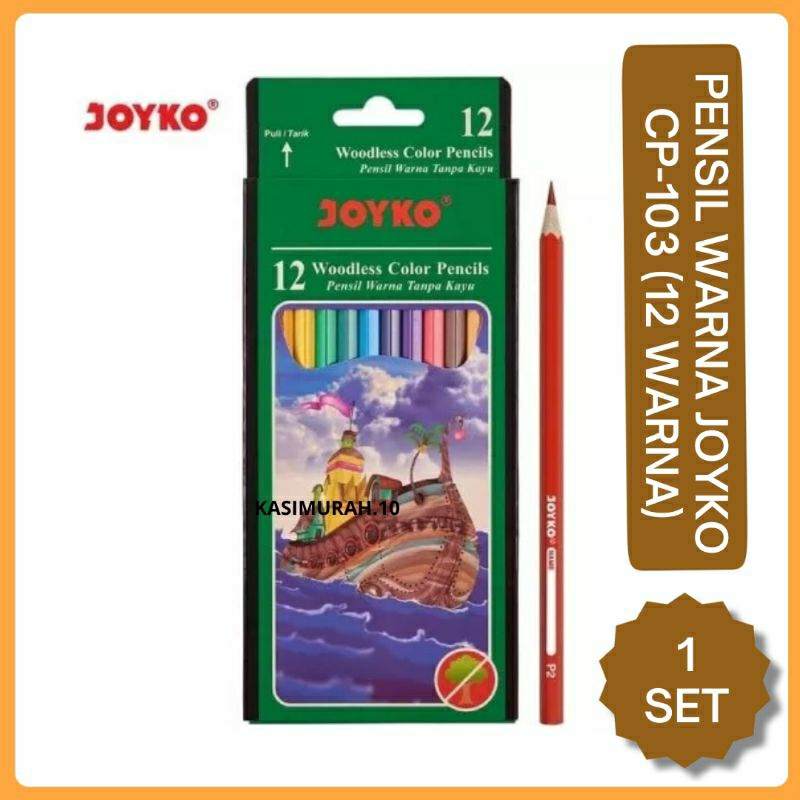 

Pensil Warna Joyko CP-103 12 Warna