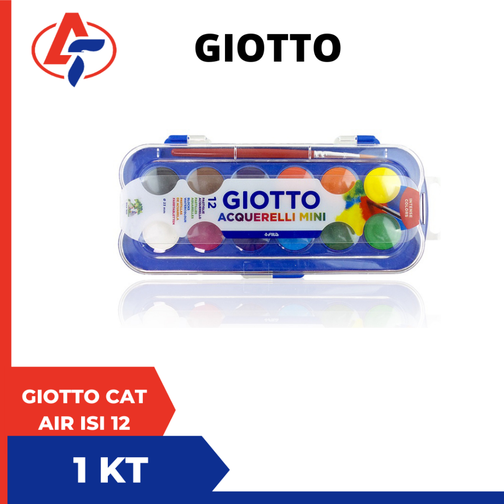 

giotto mini watercolor block 12 colors