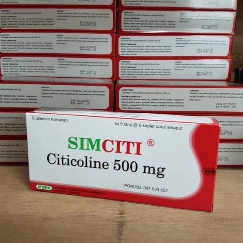SIMCITI citicoline 500mg box