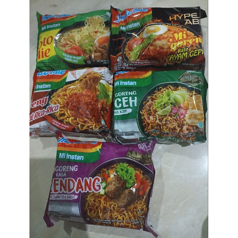 

10 indomie Goreng dan kuah mix