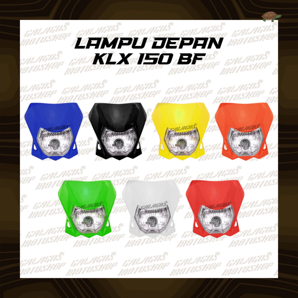 Lampu Depan KLX 150 BF D'tracker Batok Headlamp Reflektor KlX 150 BF