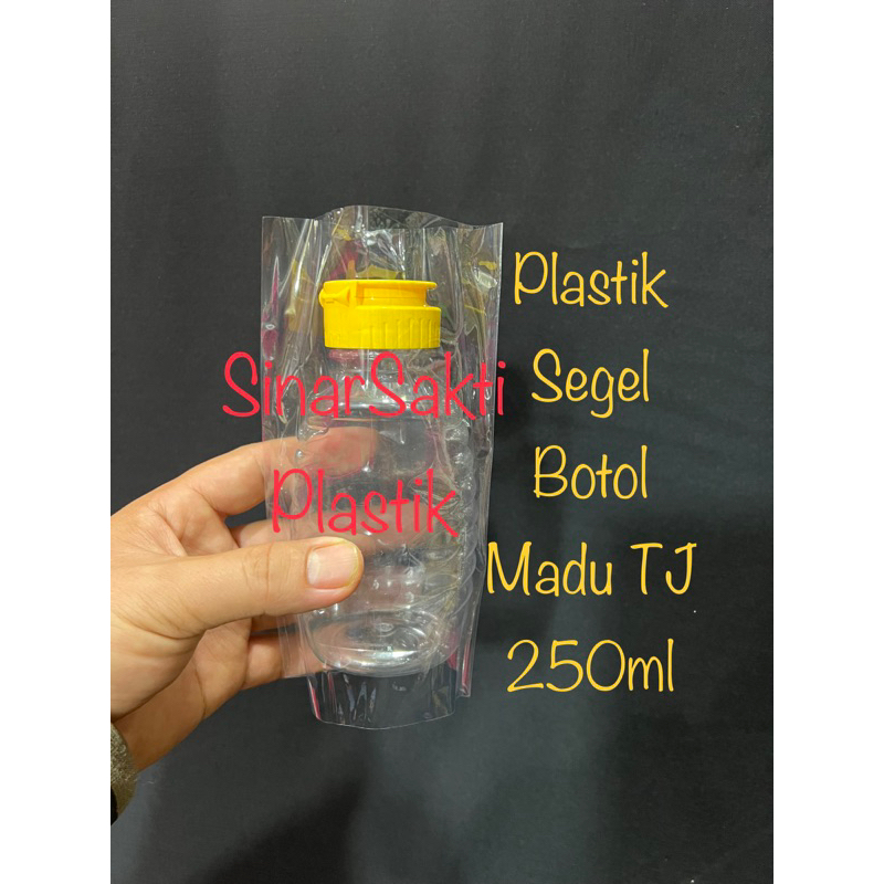 Plastik segel botol madu TJ 250ml (1pack isi 50pcs) plastik shrink