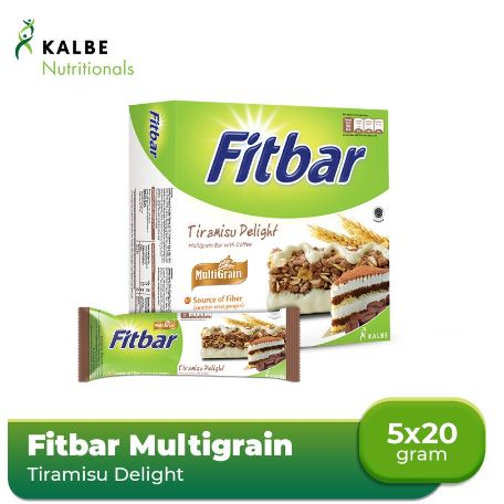 

Fitbar Tiramisu Delight 5x20gr Multigrain