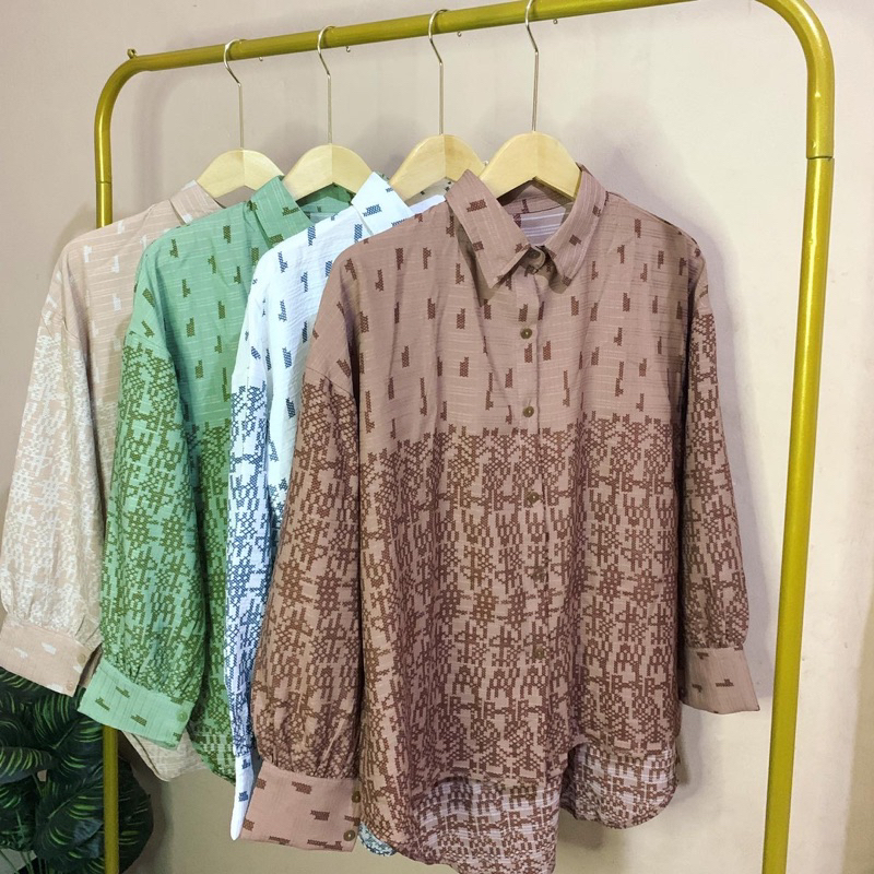 azalea floral blouse