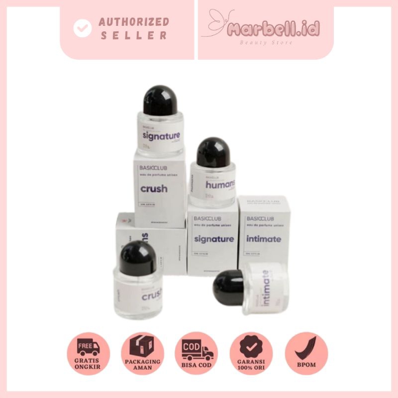 Basicclub EDP Blue Series Parfume Unisex BPOM 30ml Basicclub X Geamoore