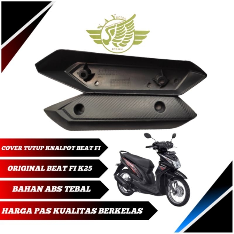 COVER TUTUP TAMENG KNALPOT BEAT FI K25 ORIGINAL 2012 2013 2014 2015