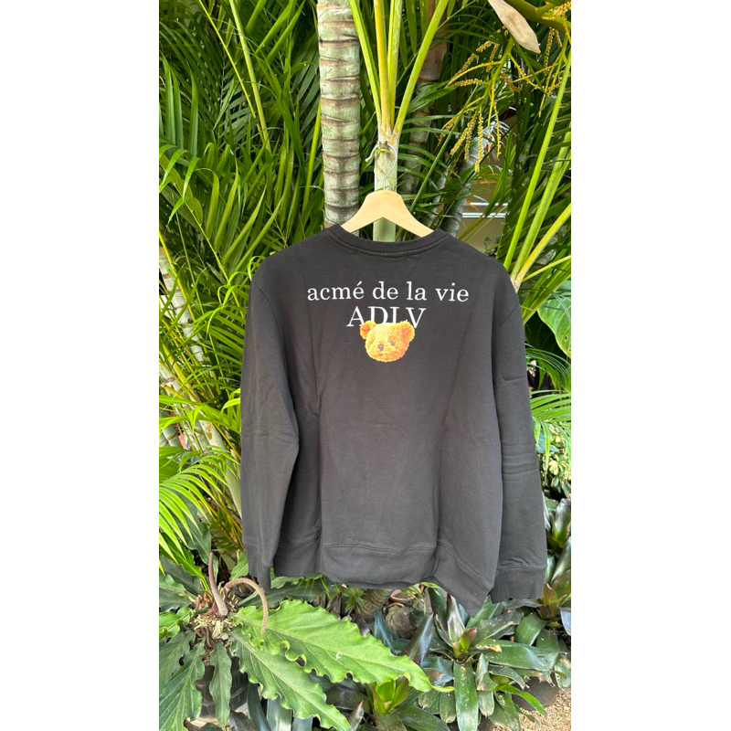 ADLV Acme De La Vie Bear Black Sweatshirt