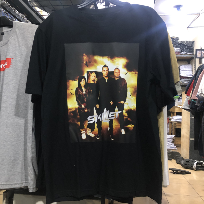 Kaos Skillet Band Tshirt Unisex Casual Bahan Katun New 100% Cotton Tees