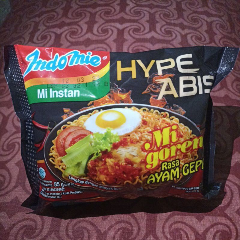 

Indomie Ayam Geprek/Mi Goreng Geprek/Hype Abis