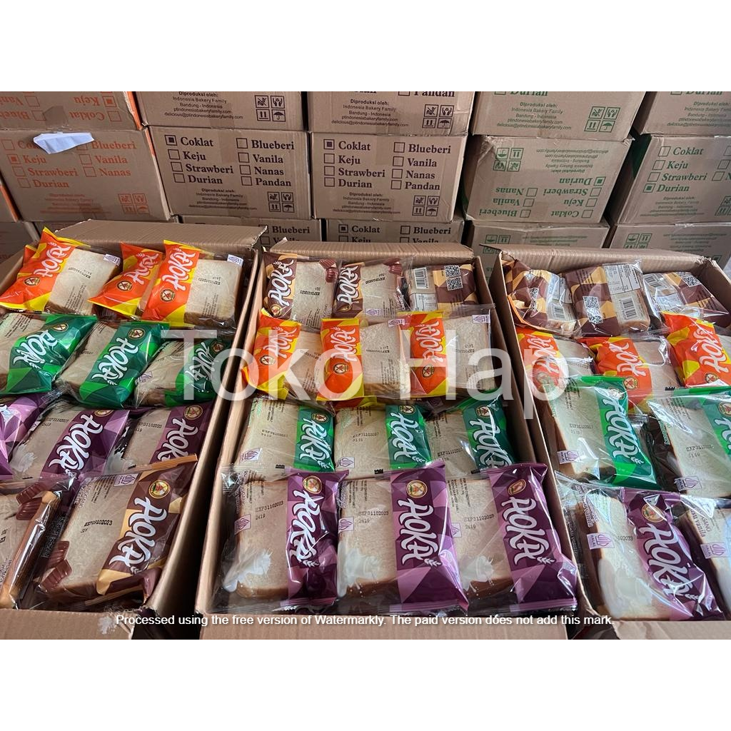 Aoka Roti Panggang Karton / Dus / Box [GROSIR]