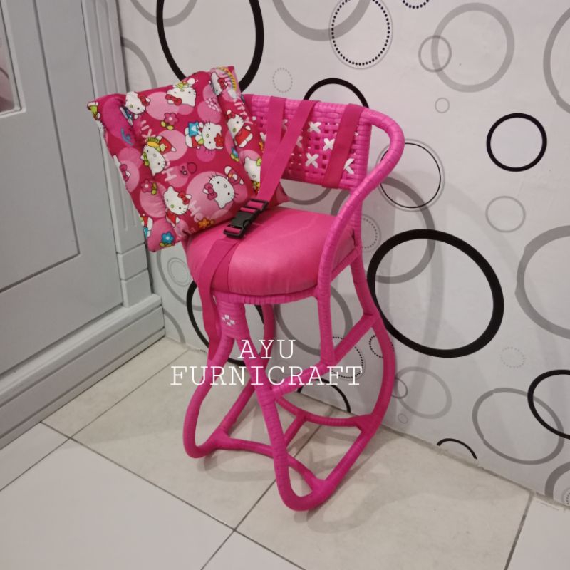 FREE BANTAL STANG Kursi Boncengan Anak Motor Matic / Kursi Rotan Sintetis / Motor Honda Vario Beat S