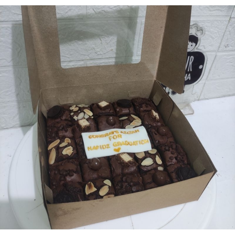 

Fudgy Brownies sekat