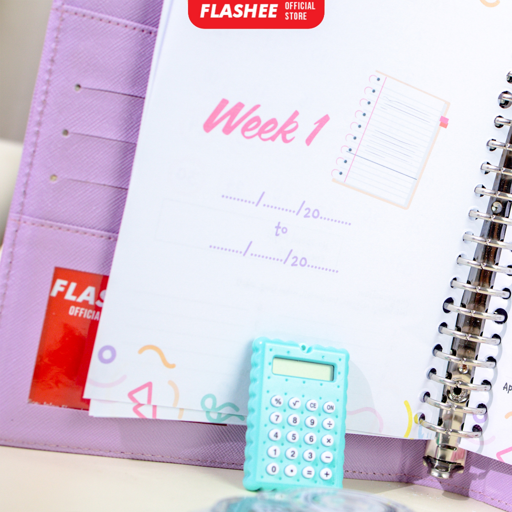 

InJO Flashee Loose Leaf Rencana Keuangan B5 Isi Binder Keuangan B5 Financial Planner B5