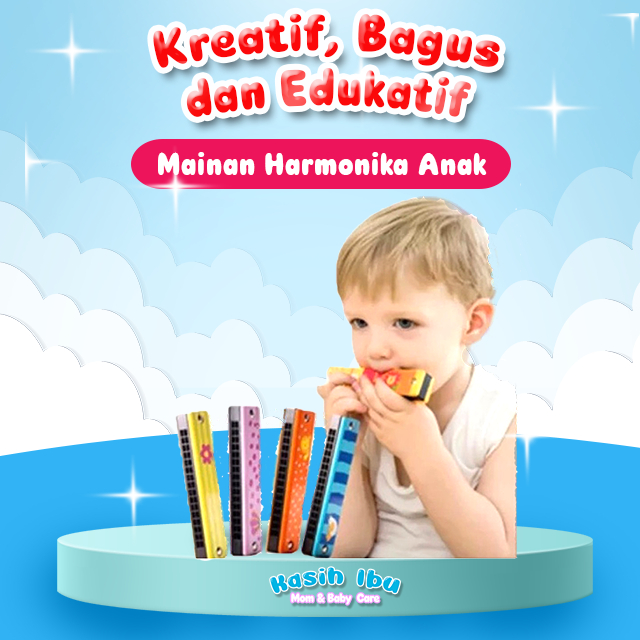 Mainan Alat Musik Anak Harmonika Alat Musik Tiup Harmonika Anak Karakter Warna Motif Mainan Alat Mus