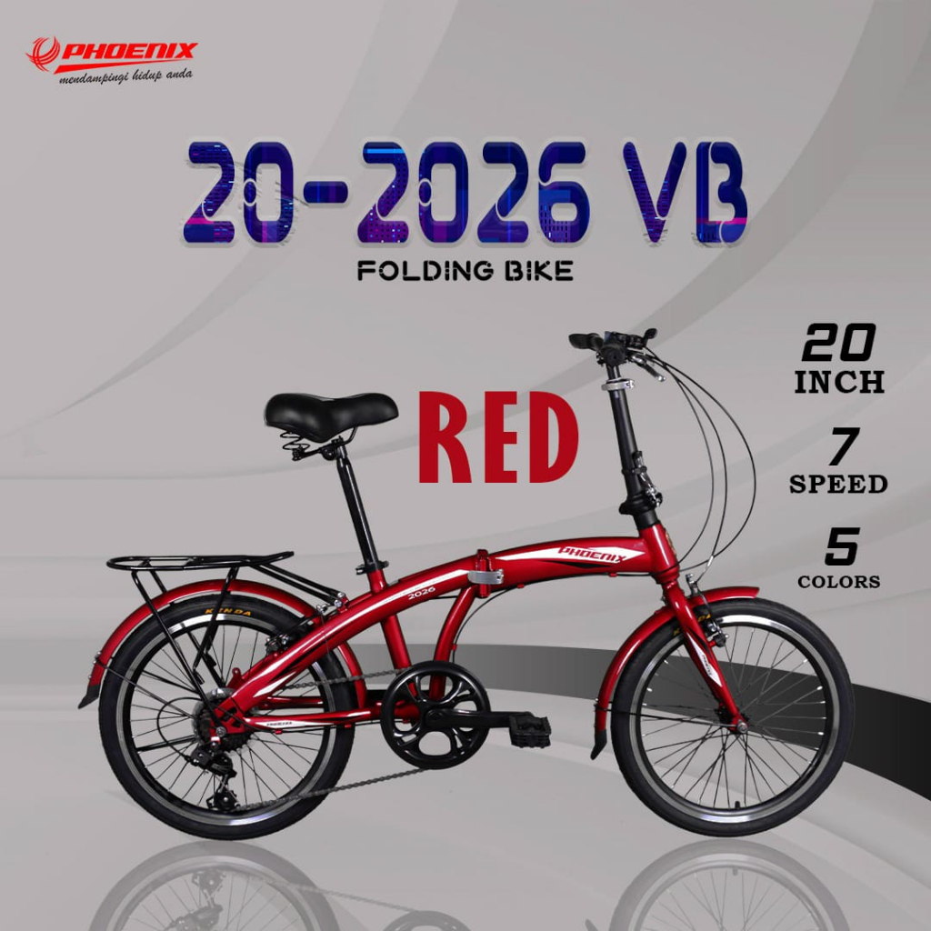 SEPEDA LIPAT DEWASA 20" PHOENIX 2026 V BRAKE