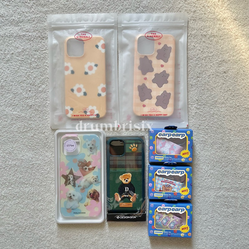 READY STOCK CASE IPHONE 11pro / 12promax AIRPODS pro CASE THE NINEMALL EARPEARP PANLINGWAN CHA EUNWO
