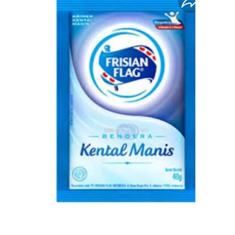 

Susu Kental Manis Frisian Flag Biru isi 6 saxhet